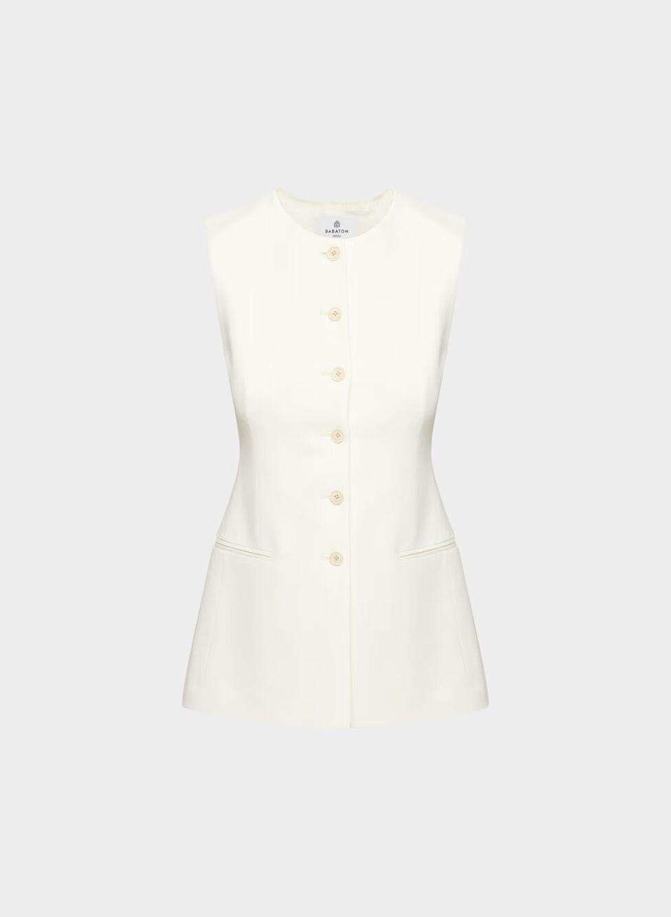 Babaton Juris Crewneck Button-Up Vest - 6